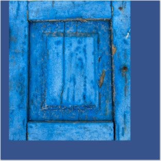 "Weathered Blue: Fisherman's Village, Lanzarote" Posters and Art