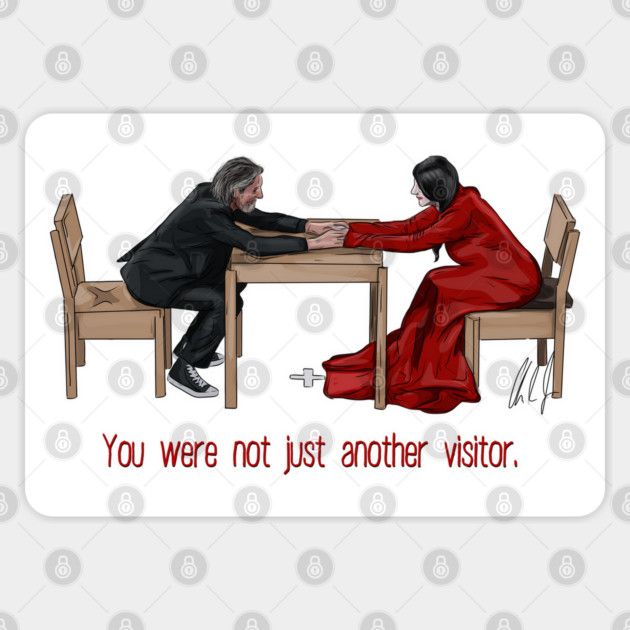 Marina Abramović: Not Just Another Visitor Sticker by 51Deesigns