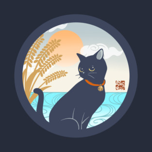 Cat, Sea, And Rice T-Shirt