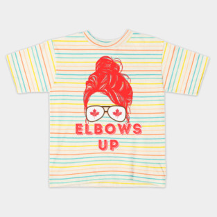 Elbows-Up Kids T-Shirt