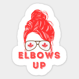 Elbows-Up Magnet