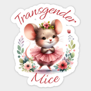 Transgender Mice Trump State of the Union Science Transgenic Sticker