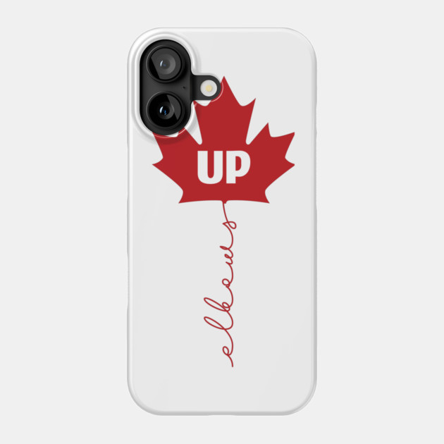 Elbows Up Phone Case by Creatifly Graphic Tees