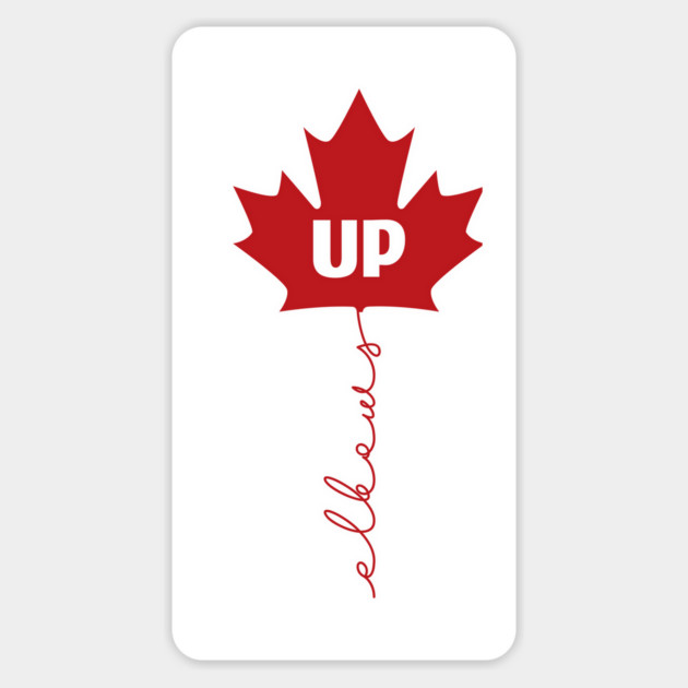 Elbows Up Magnet by Creatifly Graphic Tees