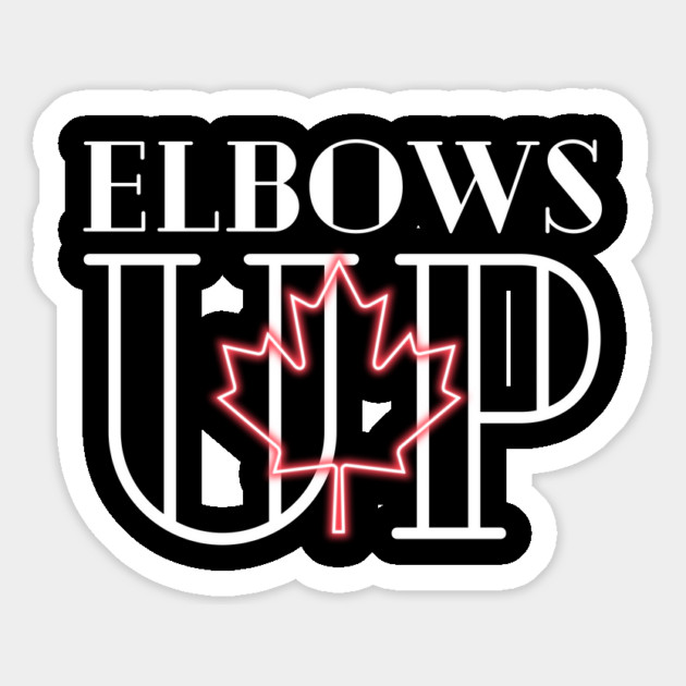 Elbows-Up Magnet by Creatifly Graphic Tees