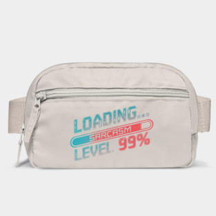 Loading Sarcasm Level 99% - Funny Geek Bag