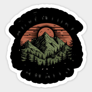 Adventure Awaits - Vintage Outdoor Mountain Magnet