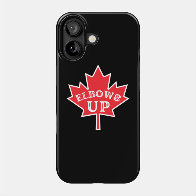 Elbows-Up Phone Case by Creatifly Graphic Tees