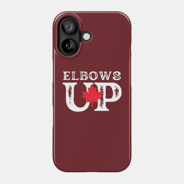 Elbows-Up Phone Case by Creatifly Graphic Tees