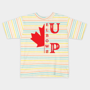 elbows-up Kids T-Shirt