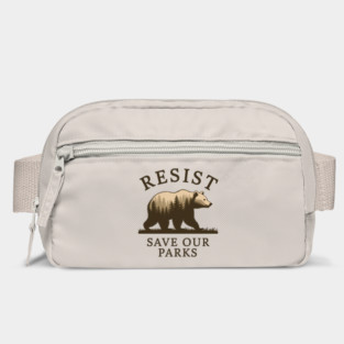 Resist Bear Save our parks, FDT Anti Trump, National Parks, National Forest Service Bag