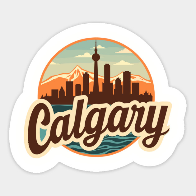 Vintage Calgary Magnet by JessArty