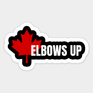 Elbows-Up Magnet