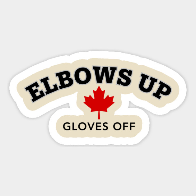 Elbows Up Gloves Off Magnet by Creatifly Graphic Tees