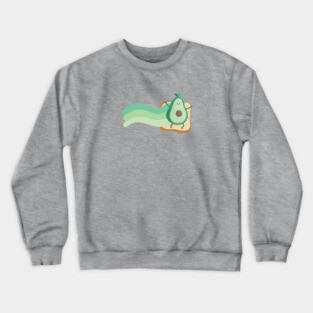 Avocado On Toast Surfing Crewneck Sweatshirt