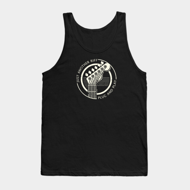 Just Another Riff. Plug & Play Tank Top by filiposwear