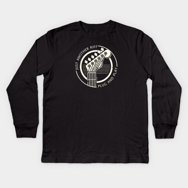 Just Another Riff. Plug & Play Kids Long Sleeve T-Shirt by filiposwear