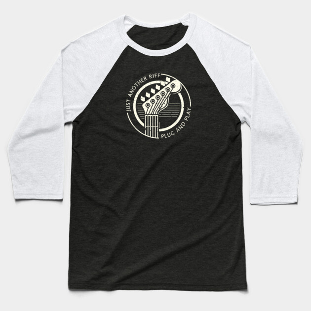 Just Another Riff. Plug & Play Baseball T-Shirt by filiposwear