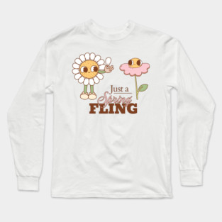 Cute Spring Fling Design Long Sleeve T-Shirt