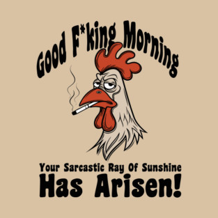 Your Sarcastic Ray of Sunshine Has Arisen Offensive Sarcastic Humor T-Shirt