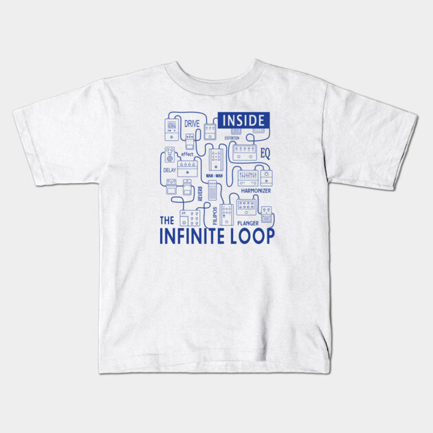 Infinite Loop. Pedal Flow Light Kids T-Shirt by filiposwear