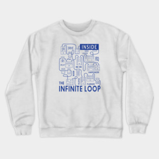 Infinite Loop. Pedal Flow Light Crewneck Sweatshirt