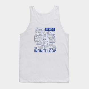 Infinite Loop. Pedal Flow Light Tank Top
