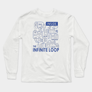 Infinite Loop. Pedal Flow Light Long Sleeve T-Shirt