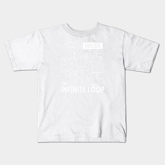 Infinite Loop. Pedal Flow Dark Kids T-Shirt by filiposwear