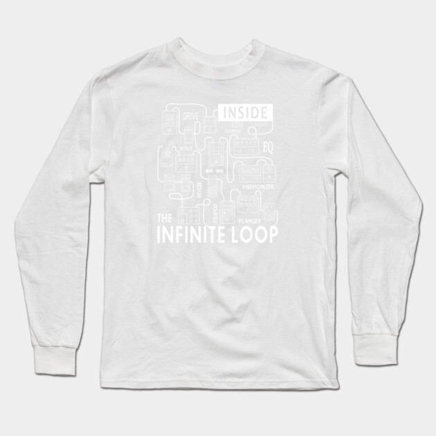 Infinite Loop. Pedal Flow Dark Long Sleeve T-Shirt by filiposwear