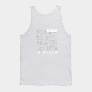 Infinite Loop. Pedal Flow Dark Tank Top