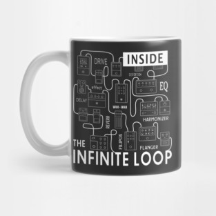 Infinite Loop. Pedal Flow Dark Mug