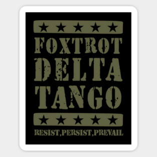 Foxtrot-Delta-Tango Sticker