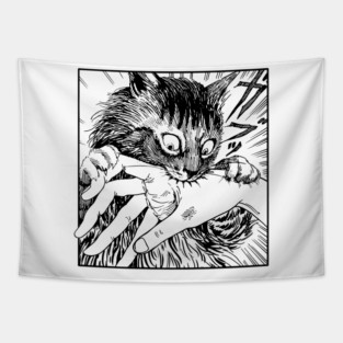 Cat Bite Tapestry