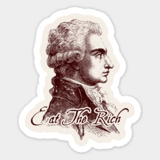 Eat The Rich (Maximilien Robespierre) Sticker