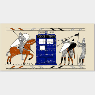 Tardis Bayeux Tapestry Doctor Who Posters and Art