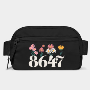 8647 Floral Anti-Trump Retro Vintage Political Statement Bag