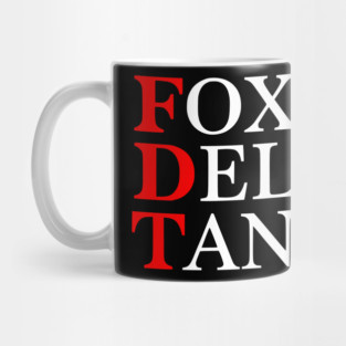 Foxtrot Delta Tango Bumper , Anti Trump Military Alphabet Vinyl Mug