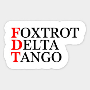 foxtrot delta tango Magnet
