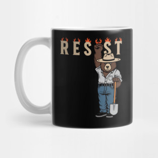 The Resist Bear Nation Park Funny Mug