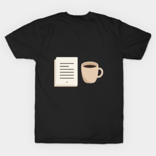 Coffee and Book lover T-Shirt