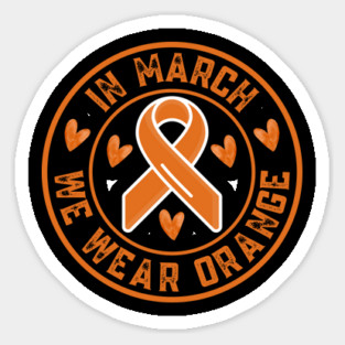 In March We Wear Orange Magnet