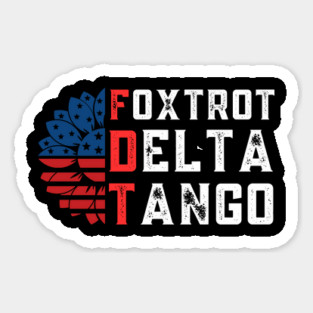 Foxtrot-Delta-Tango Sticker
