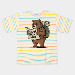FDT Resist Bear, Anti Trump, National Parks Forest Service - Foxtrot Delta Tango Kids T-Shirt