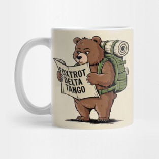 FDT Resist Bear, Anti Trump, National Parks Forest Service - Foxtrot Delta Tango Mug