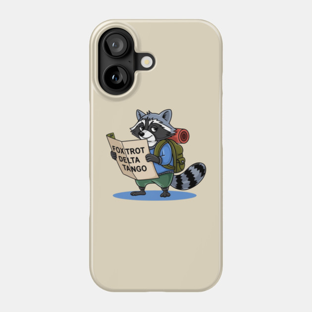 FDT Resist Raccoon, Anti Trump, National Parks Forest Service - Foxtrot Delta Tango Phone Case by Creatifly Graphic Tees