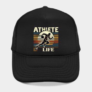 Athlete Life- Vintage Style Sports&Fitness Hat