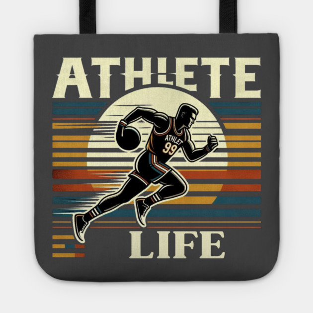 Athlete Life- Vintage Style Sports&Fitness Tote by Ben's Store 1