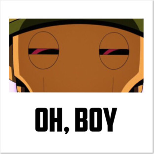 OH, BOY, g.i robot comics Posters and Art