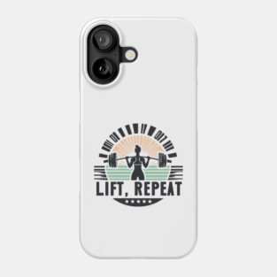 Lift and Repeat: Vintage Strength Phone Case